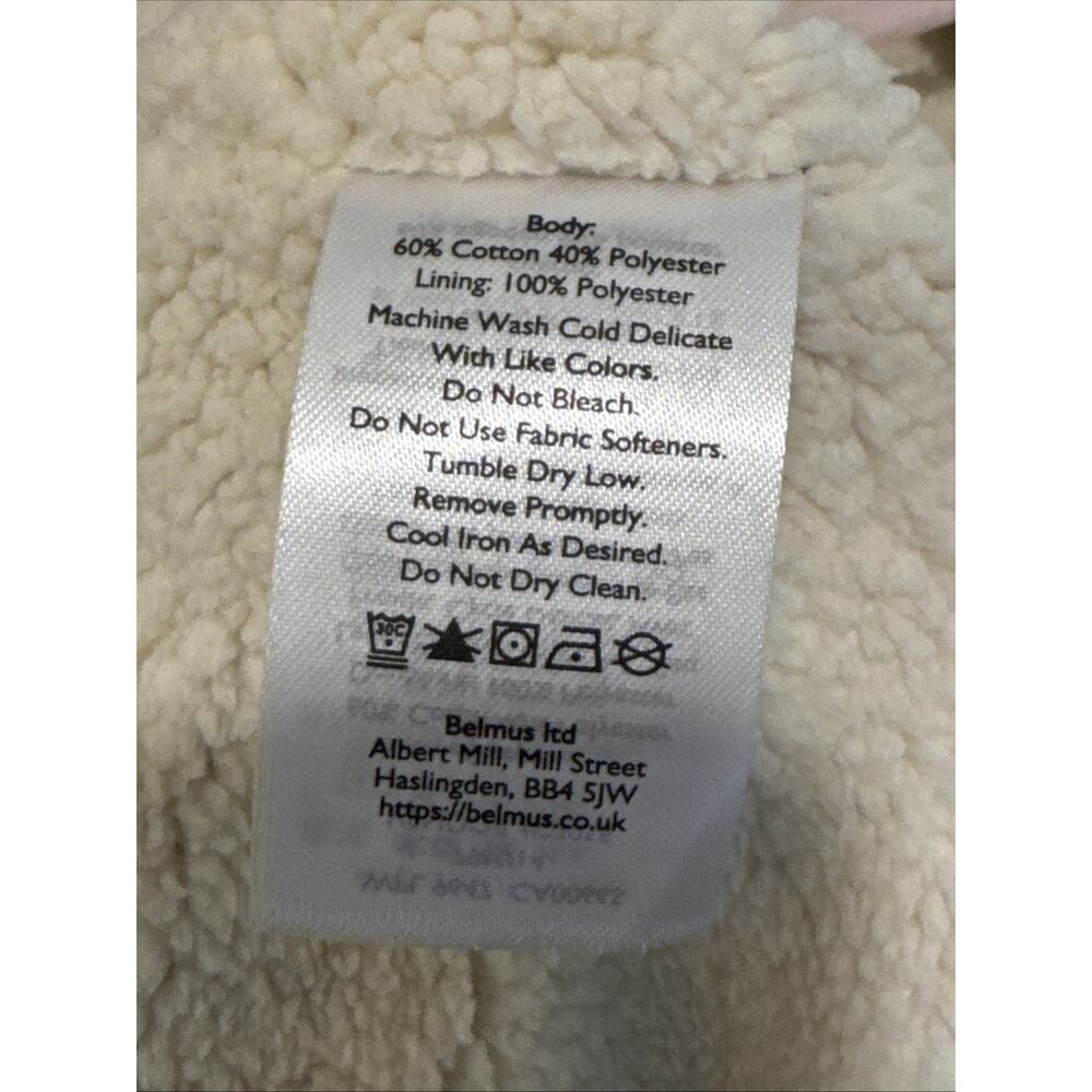 Eddie Bauer Womens Sherpa Fleece Shawl Collar Cardigan Jacket Black Large NWT - Picture 6 of 6